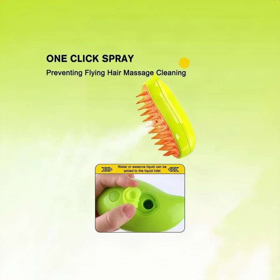 Cepillo Vaporizador Para Mascotas